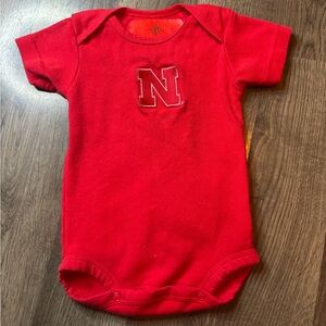 Nebraska College Football Baby One Piece Bodysuit